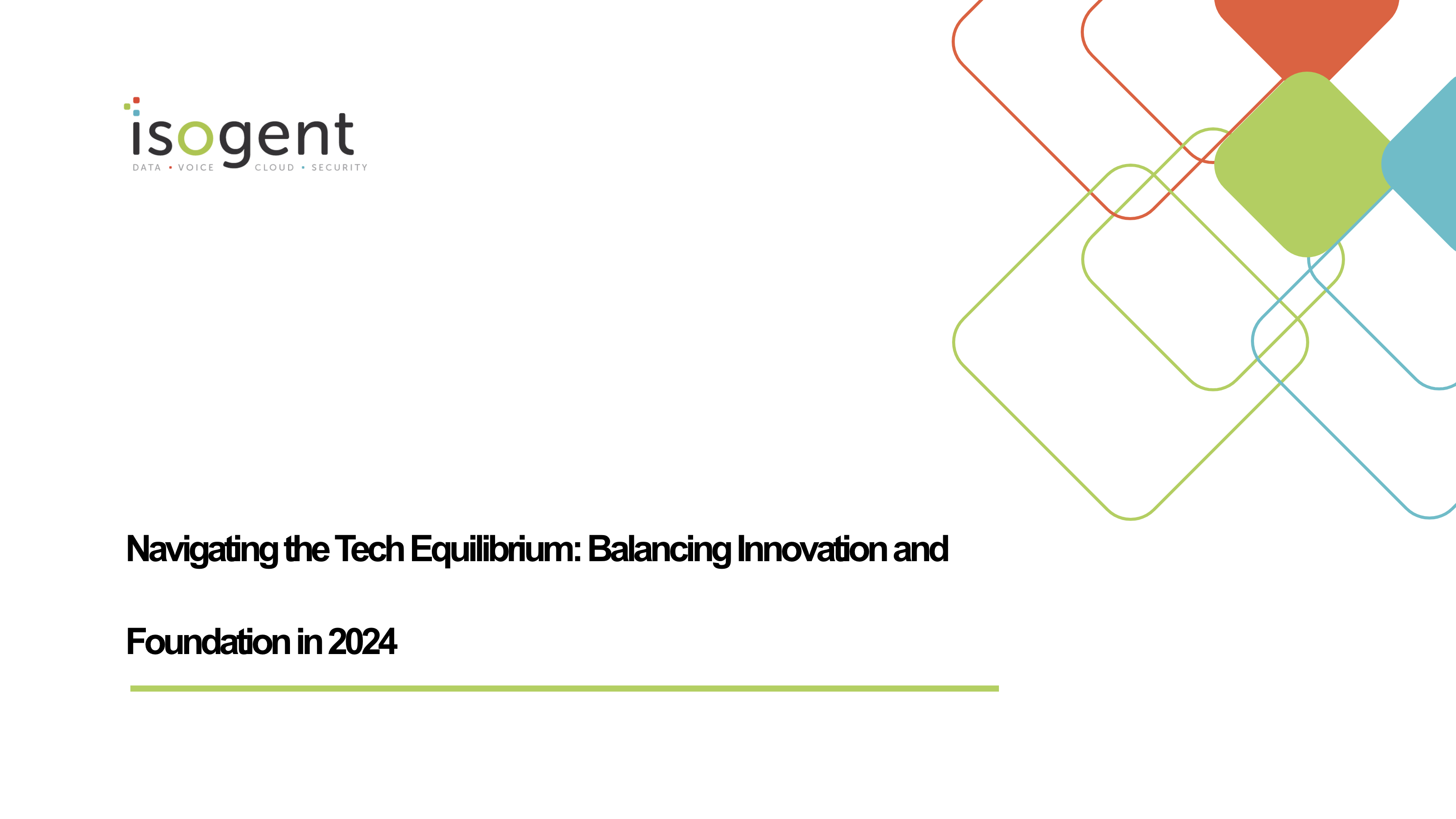Navigating the Tech Equilibrium: Balancing Innovation and Foundation in 2024